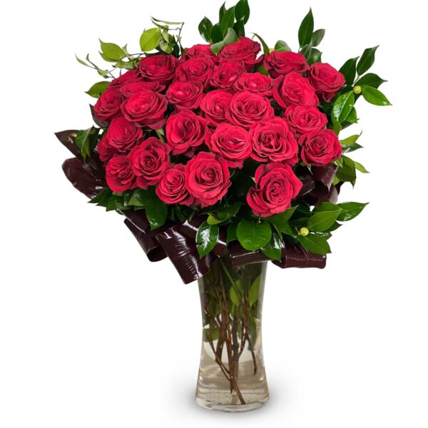 Long Stem Red Roses